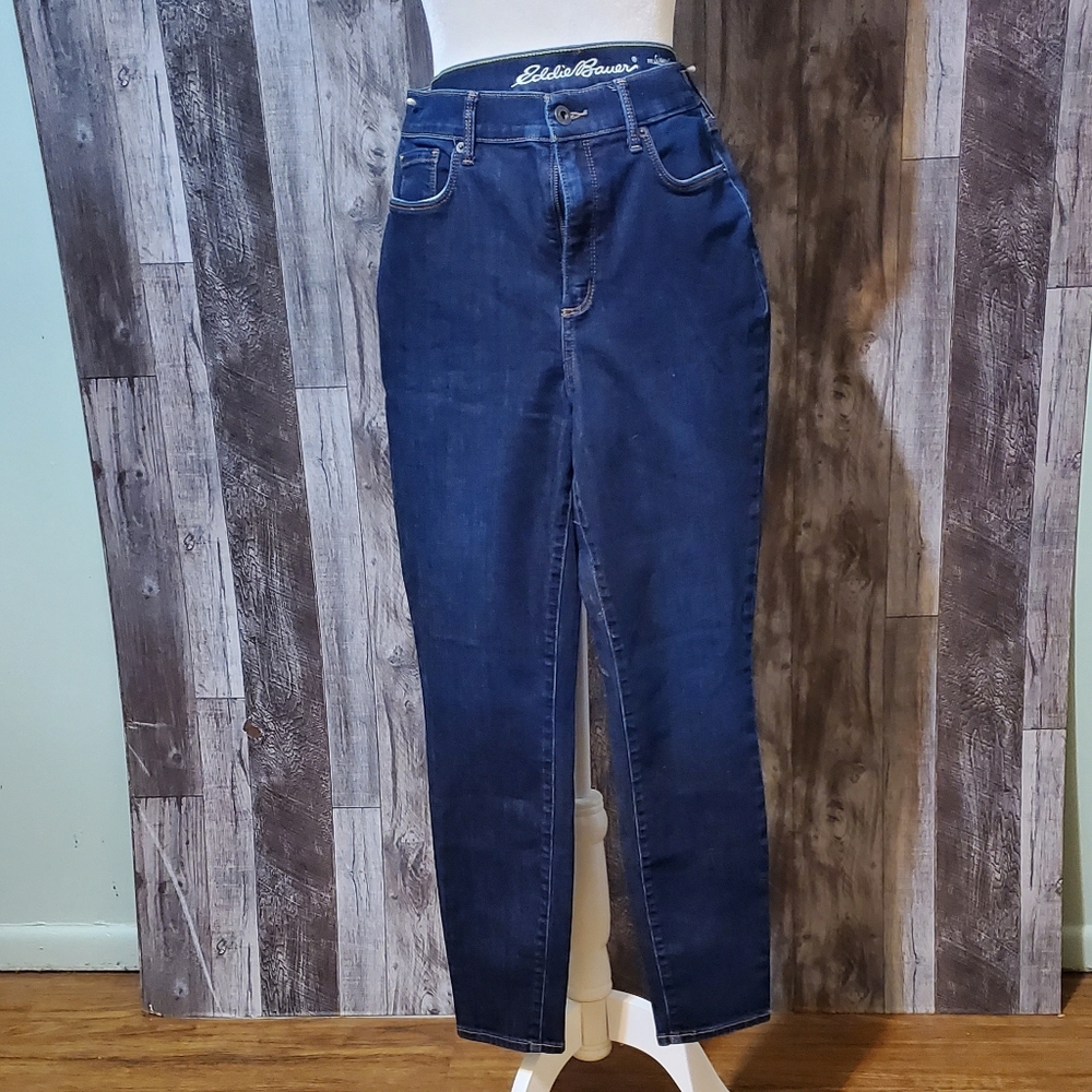 Eddie Bauer Dark Blue Ankle Jeans